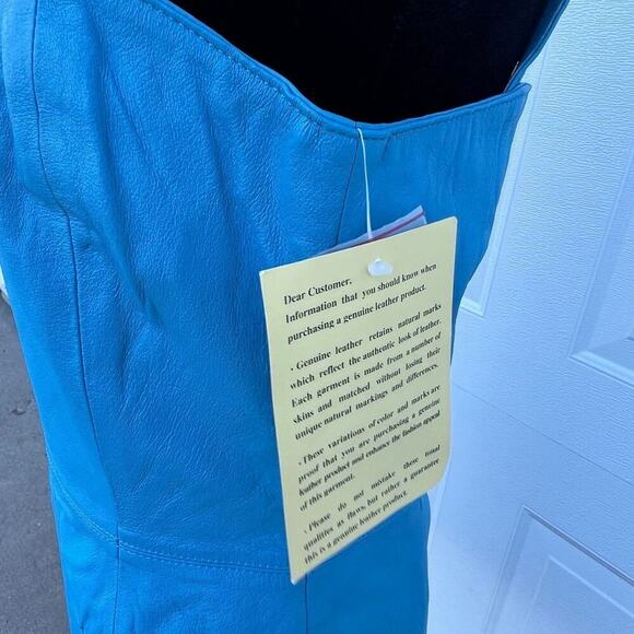 Newport News, Styleworks leather dress size 10, NWT - Picture 5 of 12